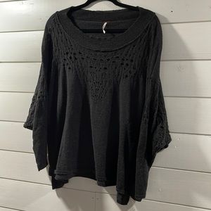 Free People sweater size small/ fits like xl